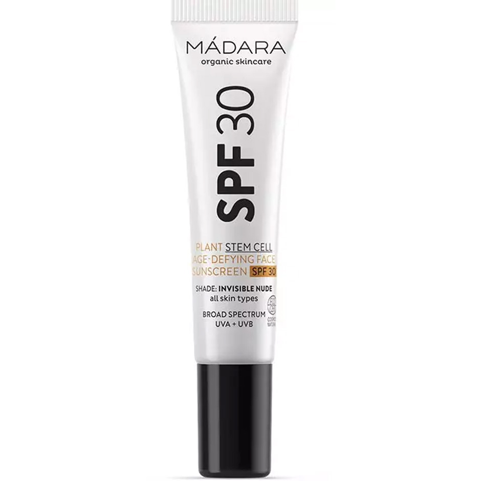 MÀDARA Plant Stem Cell Age-defying Face Sunscreen SPF 30, 40 ml MÀDARA Solbeskyttelse til ansikt