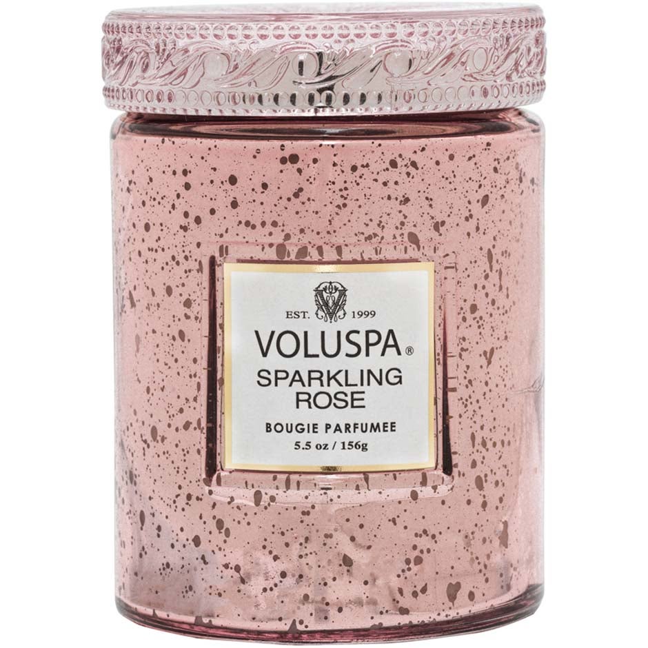 Voluspa Vermeil Collection Small Jar Candle Sparkling Rose 156g