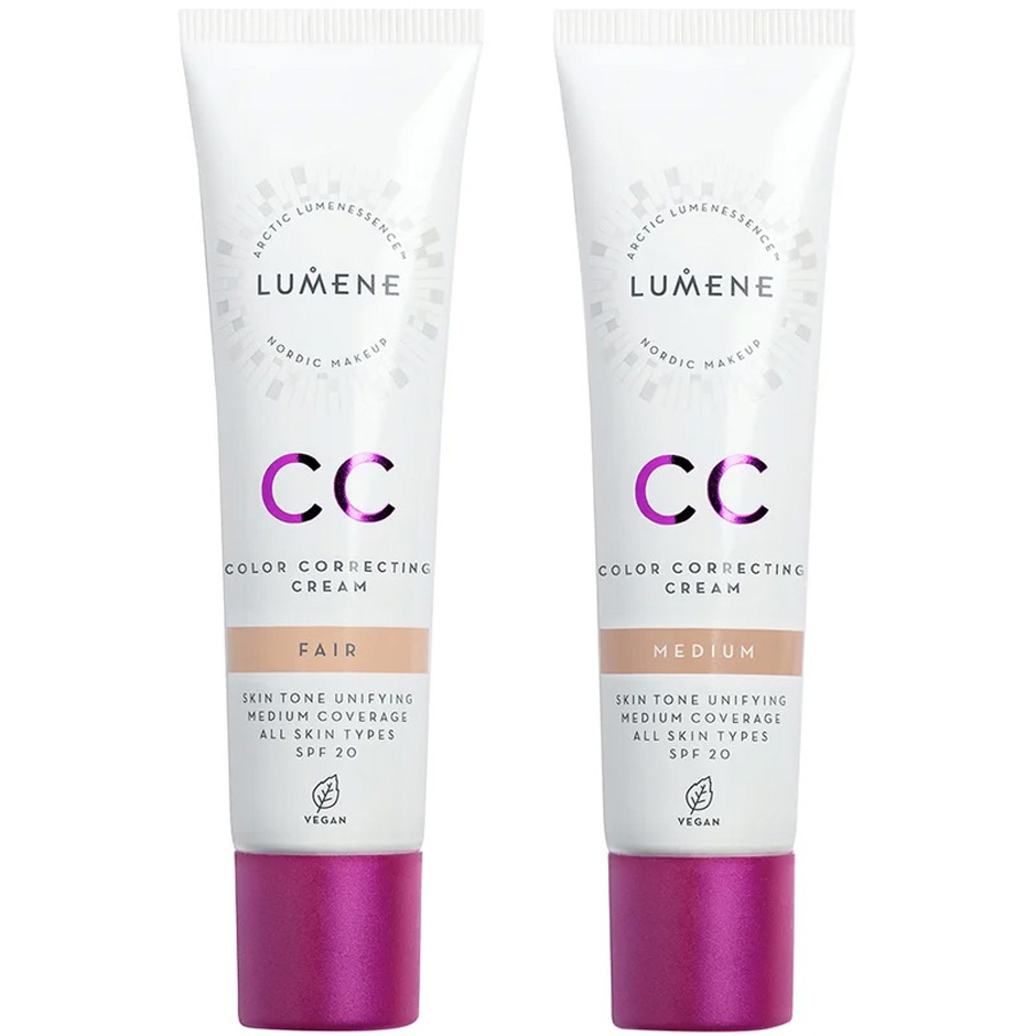Lumene CC Color Correcting Duo Fair + Medium Sminke - Pakkedeals