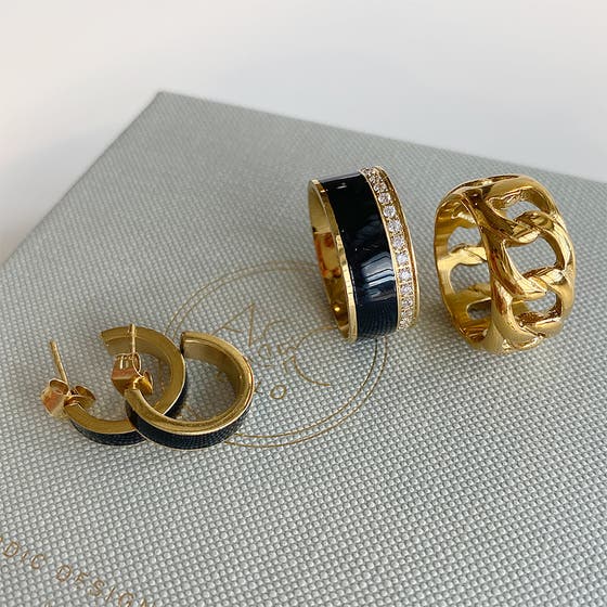 Creol Enamel Steel Earring