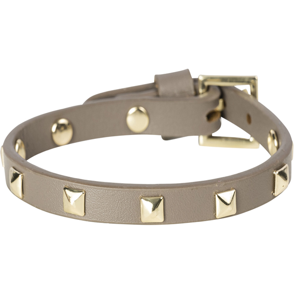 Leather Stud Bracelet Mini - Dark Armbånd | Nordicfeel